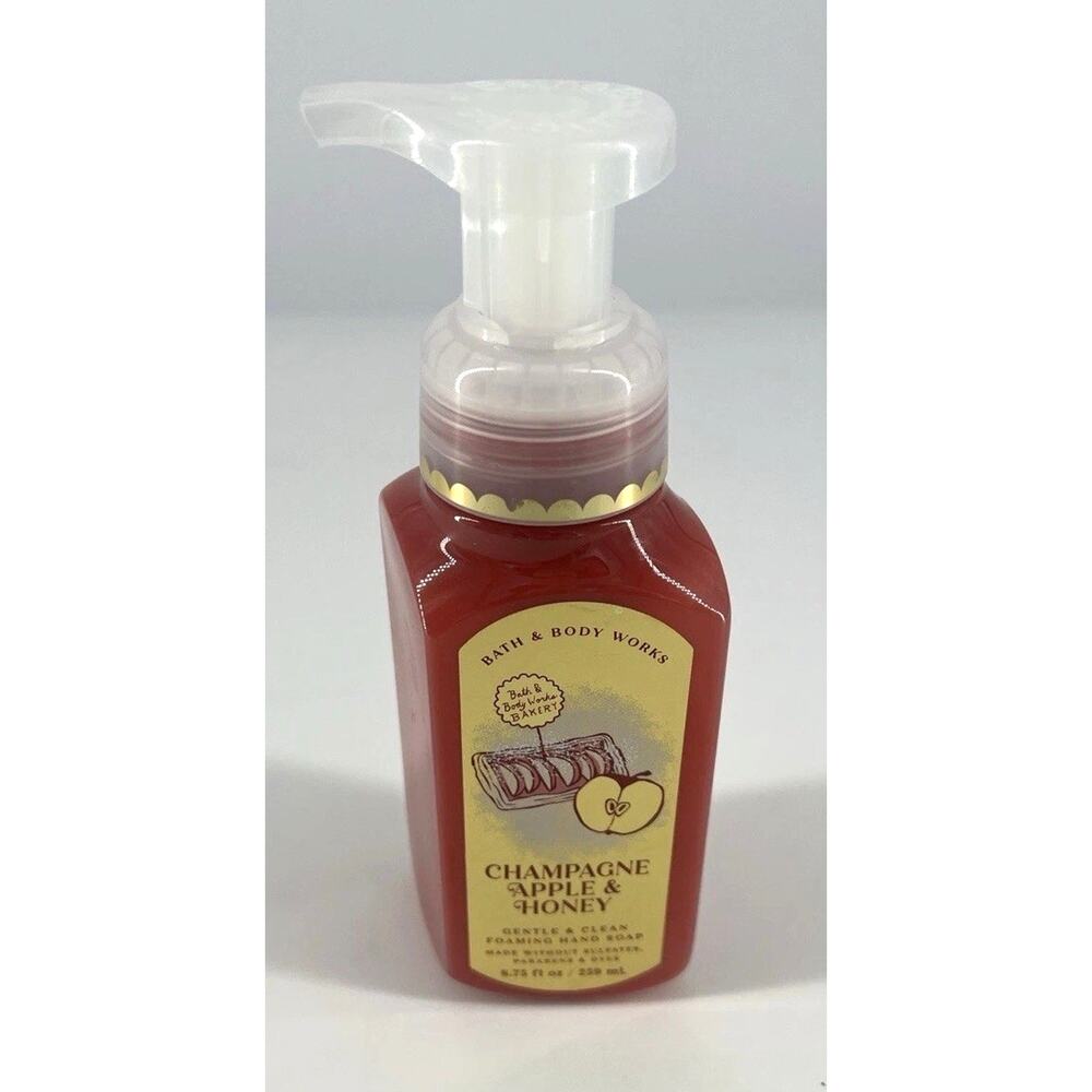 Bath & Body Works Champagne Apple and Honey Gentle Foaming Hand Soap Autumn NEW